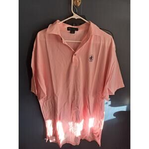 Atlanta Athletic Club Byron Nelson Signature PinkMen's Golf Polo Shirt Size L